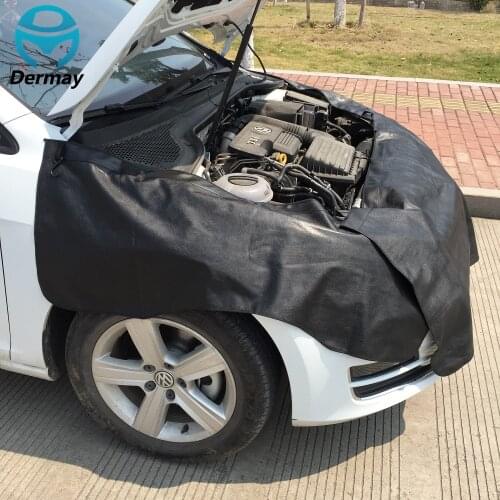 3PCS Car Fender Covers (1PC 135x65cm 2PCS 45x115cm) Protect Paintwork Magnetic Wing Cover Fender Bonnet Paint Auto Repair Tool