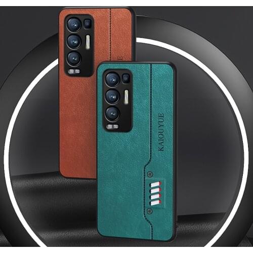 For OPPO Reno 5 Pro Plus Case Luxury PU Leather Skin Slim Protective Back Cover Case for oppo reno5 5pro plus + phone shell