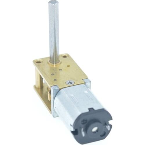 Hugwit 12V Micro Gear Motor 30rpm 60rom 120rpm Low Speed Gear Motor DC 3V 6V 3mm Shaft N20 20mm Length Electric Mini Reducer