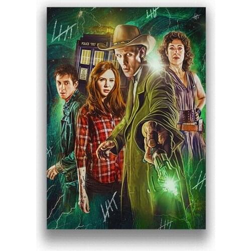 Classic Tv Series Doctor Who Posters And Prints Canvas Painting Wall Art Picture Vintage Poster Decorative Home Decor Plakat