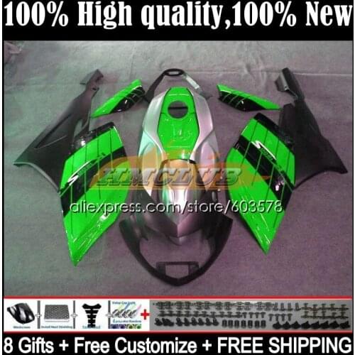 Body For BMW K 1200 S 1200S K1200S 05 06 07 08 09 10 47CL.44 K1200 S K-1200S 2005 2006 2007 2008 2009 2010 Fairing green black