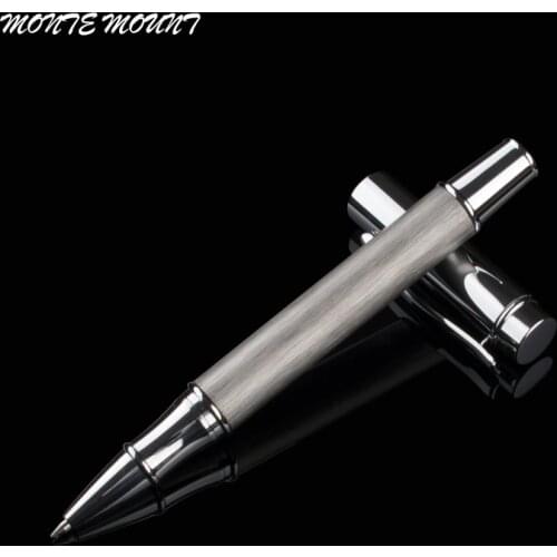 Metal and wood roller ball pen for writing signature 0.5mm ballpoint gel ink pens Office tools School supplies