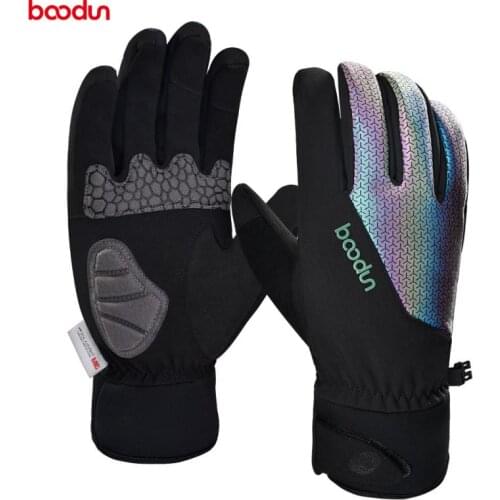 Cool Fashion Winter Gloves Thinsulate Colorful Cycling Gloves Shock Absorbing Waterproof Touch Screen Warm Gloves