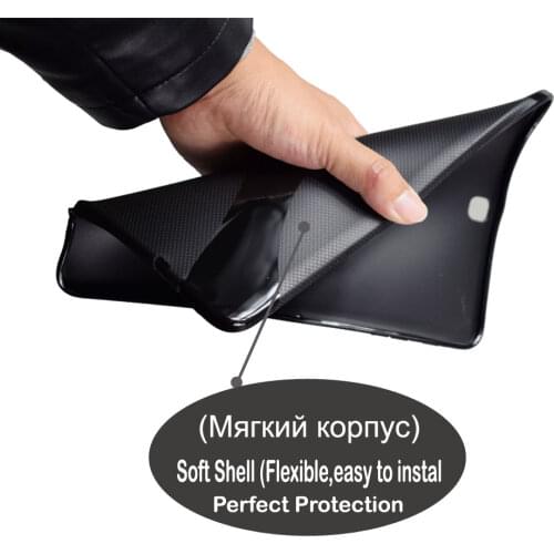 Soft TPU SM T810 T813 Cover Case for Samsung Tab S2 9.7 inch tablet T815 T819 Silicone soft shell pouch pocket case easy bag