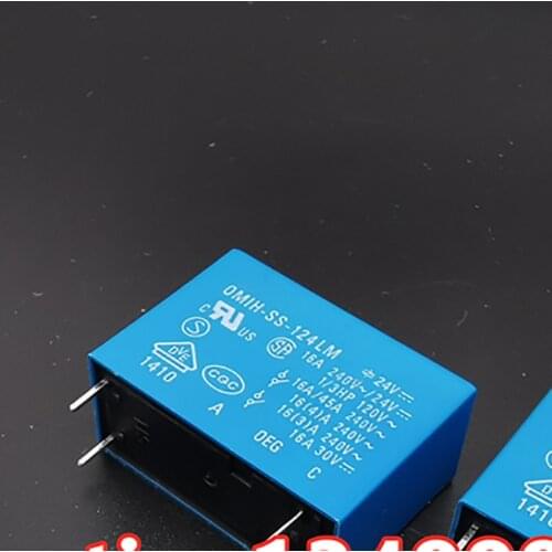 New 10PCS/LOT Relay OMIH-SS-112LM 12VDC OMIH-SS-124LM 24VDC a group of normally open 4Pin 16A 240VAC