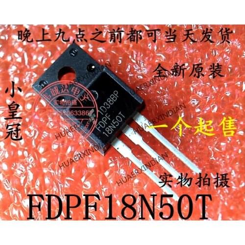 1Pieces new Original FDPF18N50T FDPF 18N50T TO-220F In stock real picture