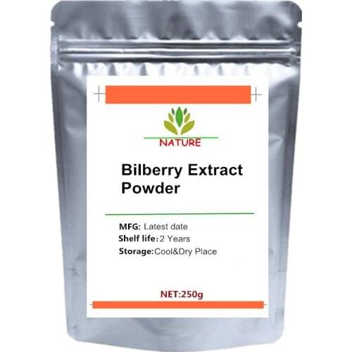 Bilberry Powder 25% Anthocyanosides for Vision Eye Health Antioxidant