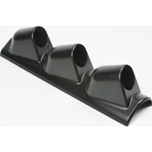 52mm A Pillar Left column Drive Car Car A Pillar Black Triple Gauge 3 Holder Gauge Pods Oilpressure gauge pods Free shipping