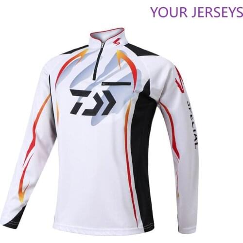 DAIWA Shirt Outdoor Sports Fishing Jacket Men Shirts Long Sleeve Breathable Quick Drying Coat Hooded Clothes