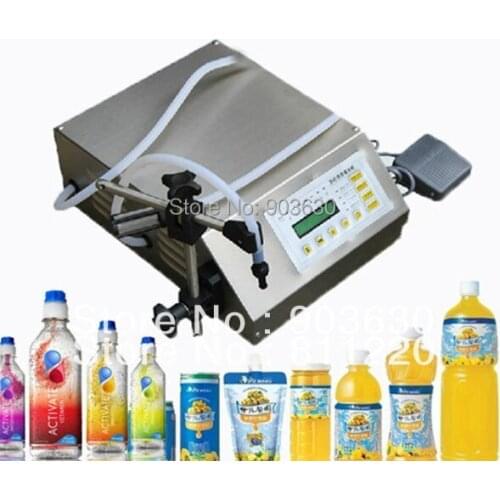 Manual Electric Digital control pump liquid filling and sealing machine( 3-3000ml) oil wine milk juice