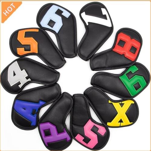 Gradients Number Golf Iron Head Covers Iron Headovers Wedges Covers 12pcs Golf Fan Supplies -40