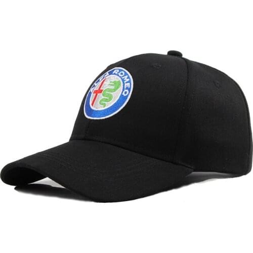 Outdoor Duck Tongue Hat Auto Show Activity Print Advertising Hat Embroidered Baseball Hat Alpha Locomotive For Alfa Romeo Hat
