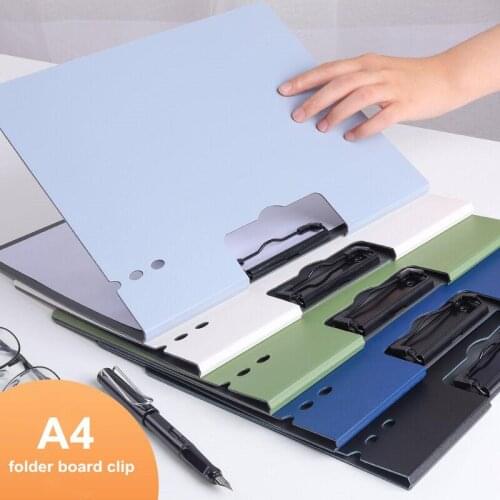 Vertical And Horizontal Folder Clip A4 Information Booklet Test Paper Storage Clip Board School Stationery Office Supplies