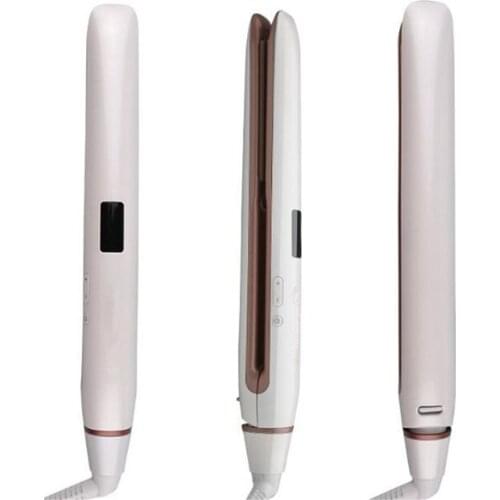 Hair Styling Straightener Curler Professional Hair Straightening Curling Iron 2 In 1 Electric Ceramic Hair Salon Tools