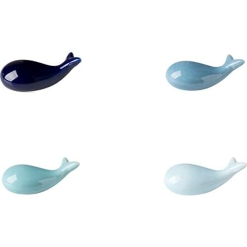 1/2 Pairs Ceramic Chopsticks Holder Ceramic Stand Hashi Chopstick Rest Eating Chop stick Set WoodTableware Kitchen Dining