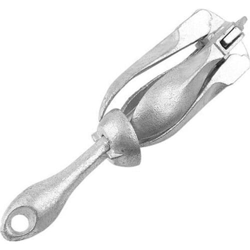 1.5KG New Universal Folding Anchor Kayak Canoe Boat Marine Anchor Aluminum Lightweight Small Watercraft Anchor Accessories