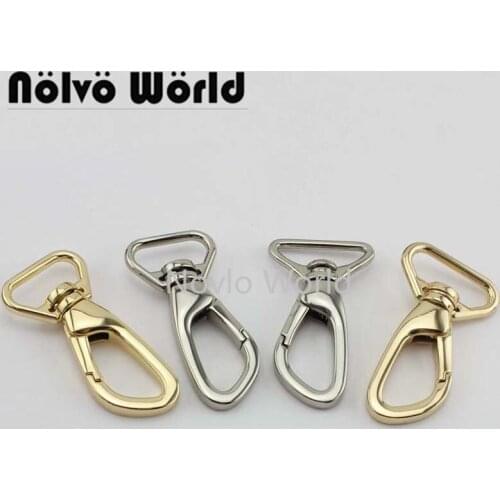 10-50pcs Gold/Silver interior 21mm 3/4",25mm 1" dog collar clasp clip,snap hook trigger hooks for bags handbags purse