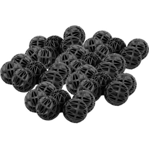 100pcs Practical Aquarium Bio Balls Fish Tank Filters Black Ball 16MM/26MM