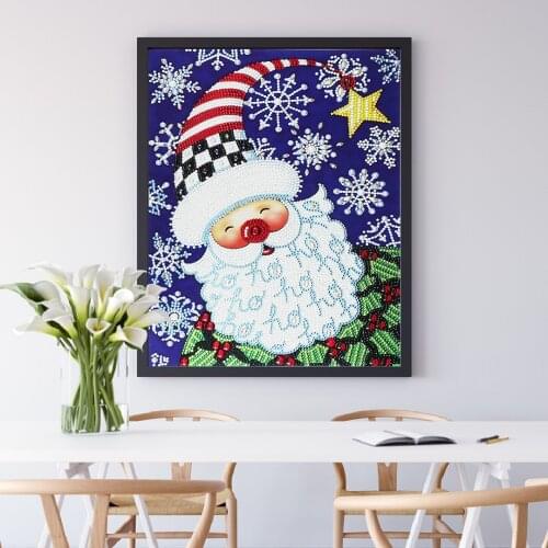 5D DIY Diamond Painting Special Shaped Rhinestone Santa Claus Diamond Mosaic Embroidery Cross Stitch Home Decoration