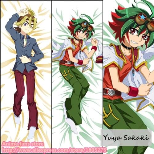 Anime YuGiOh Yuya Sakaki Male Japanese Pillowcase Pillow Cover Case decorative Hugging Body