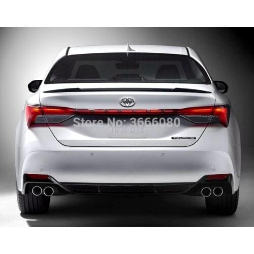 Car Accessories ABS Plastic Unpainted Color Rear Roof Spoiler Wing Trunk Lip Boot Protector For Toyota Avalon Spoiler 2018 2019
