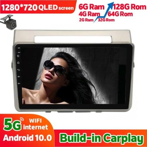 6GB Ram 128GB Rom 2 Din GPS Navigation Car Multimedia Player For Toyota Corolla Verso 2007 Android 10 Stereo Head Unit Autoradio