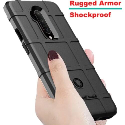 For Oneplus 7t pro Case Cover Rugged Armor Shockproof Cover For Oneplus 7t pro Soft Silicon Button Protection For Oneplus 7t pro
