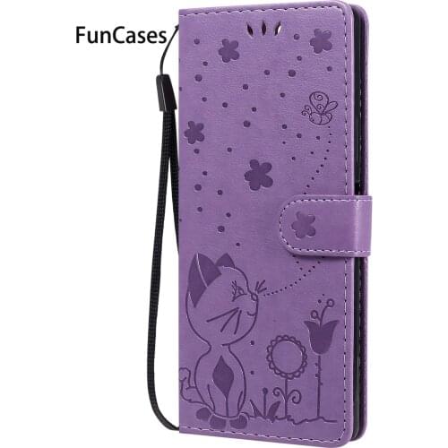 Purple PU Leather Book Wallet Phone Shell Cover For case Sony Xperia 5 Mobile Cases Phones sFor XZ5 2 20 10 ii 1 Casa Bag Cell