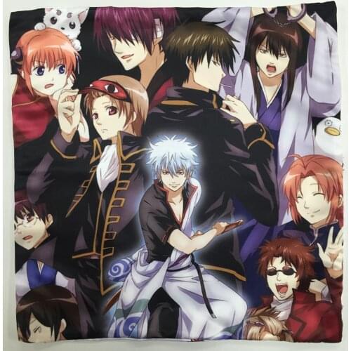 New Hot Anime Gintama Gin Tama double sides hugging Pillow Case Cushion Shell Cover Cosplay Manga Cute Gift