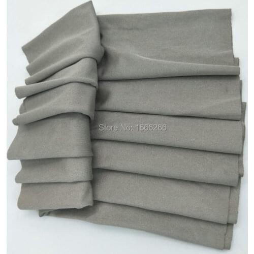 Emf emi radiation protection strech silver fabric