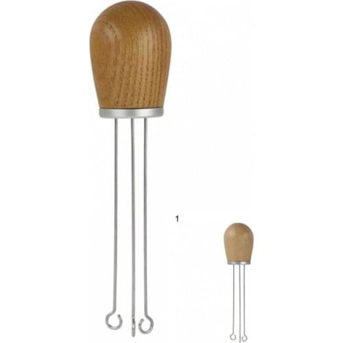 Wood Handle Durable Coffee Distribution Tool Needle for Living Room