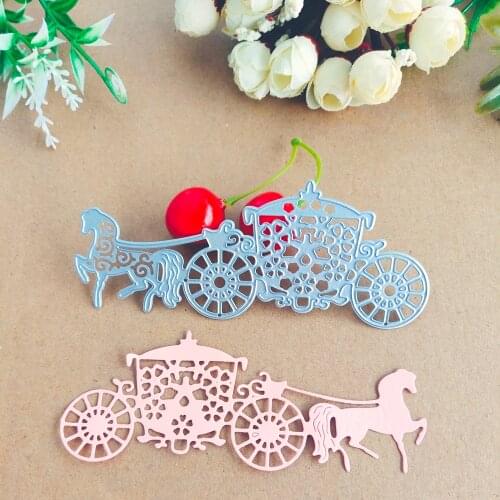 Classical carriage royal carriage photo decorative metal cutting die cutting knife stamping die new paper jam