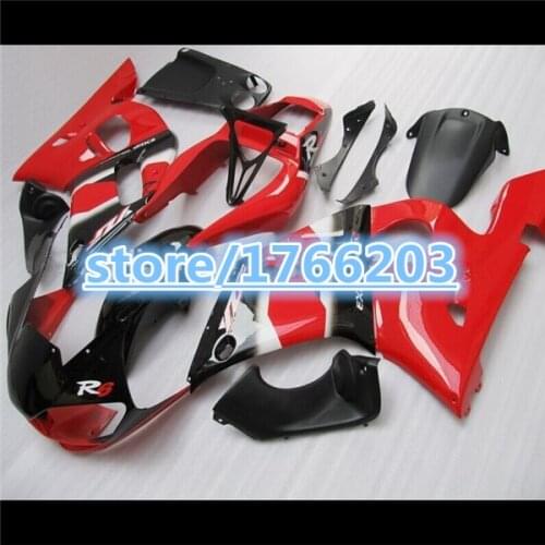 Red black Fairings set for R6 1998 - 2002 YZFR6 ABS parts kit yzf-r6 98-02 fairing kits YZF 600 1999 2000 2001BBF