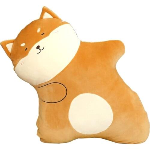 Creative cute firewood dog pillow pillow pillow living room sofa pillow bed waist rest plush baby doll elf girl toys for kids