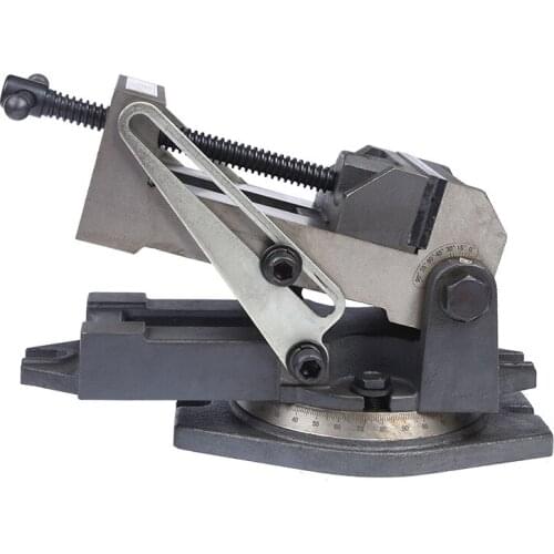 Multi-Function Drilling Machine Bench Vice Universal Bench Vice Precision Flat Jaw Holding Vice Rotary Cast Iron Bench Vice