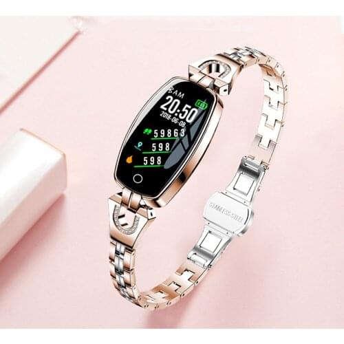 Fashion Smart Watch Women 2021 IP67 Waterproof Heart Rate Monitoring Bluetooth For Android IOS Fitness Bracelet Smartwatch Gift
