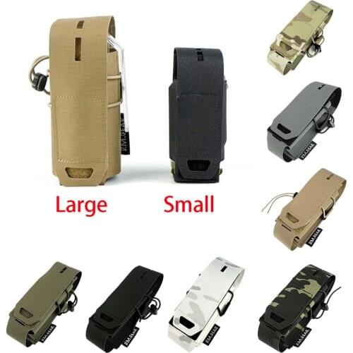 Small Size Laser Cutting Process Quick Opening Type Molle Sub-Package Modular Flashing Tool Package For Vest / Belt