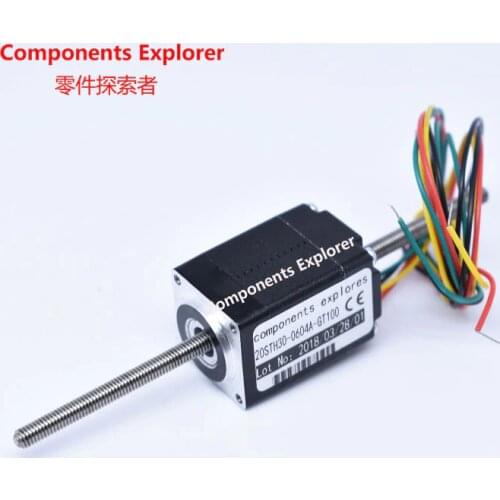 Nema8 Non-Captive Steppes motors 20STH30-0604A-GT100,100mm length leadscrews
