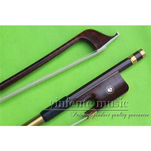 NG-88 # one cello bow Snakewood Round Stick French Style Parisian Eyes 4/4 New