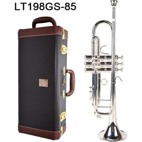 New MFC Bb Trumpet LT198GS-85 Silver Plated Music Instruments Profesional Trumpets Mouthpiece Accessories Included Case