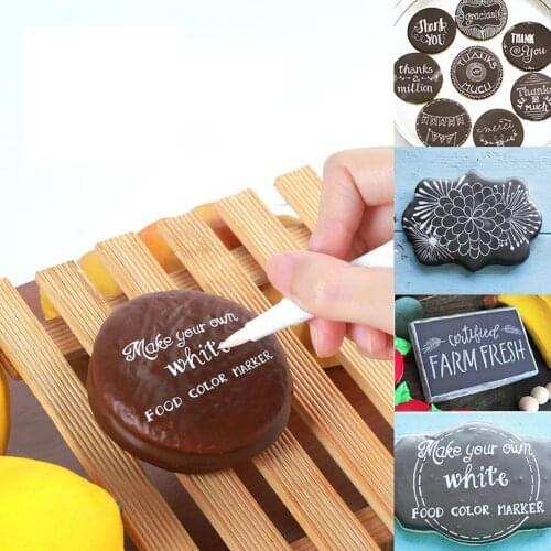 DIY Baking Edible Pigment Pen Brush Food Color Pen For Drawing Biscuits Cake Decorating Tools Cake Painting Hook Coloring #Drops