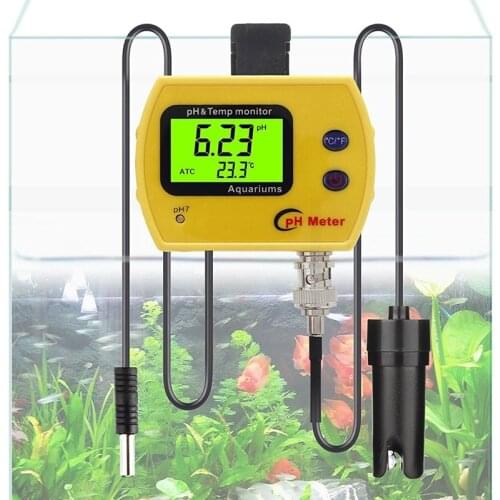 Professional Online pH TEMP Meter Portable Acidimeter Aquarium Fine Drinking Water Quality Monitor 0.01 PH Electrode Analyzer
