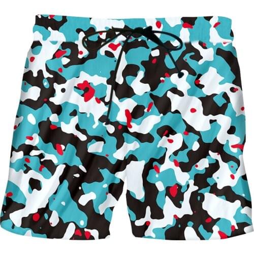 IFPD New Arrivals Summer Mens Military Shorts Camouflage Printed 3D Shorts Mens Casual Loose Running Short Pants Oversized 5XL