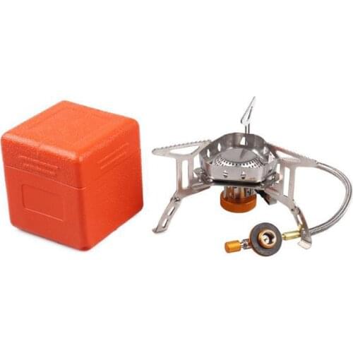 Outdoor Portable Stove Portable Stainless Steel Camping Gas Stove Windproof Stove Picnic Stove For Camping picnic party