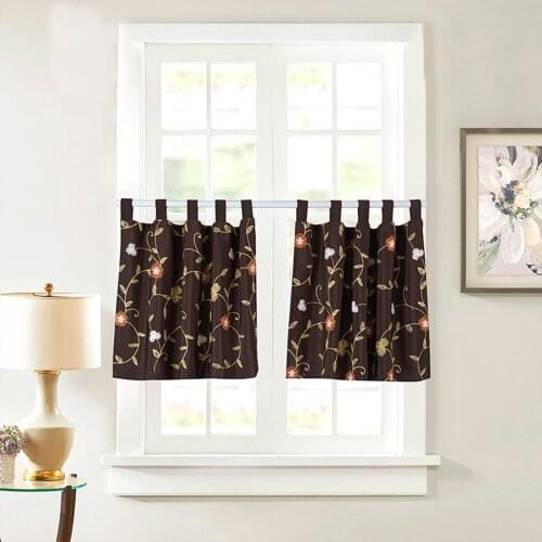 Room Window Curtain Country Style Cafes Curtain Rural Fashion Living Room