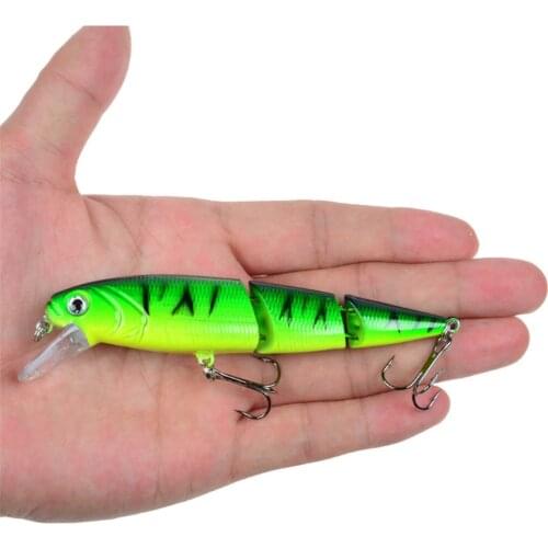 1pcs 11cm/15.3g Multi-section Hard Baits Minnow Fishing Lures Artificial Plastic Wobblers Fishing Tackle Japan Pesca Crankbait