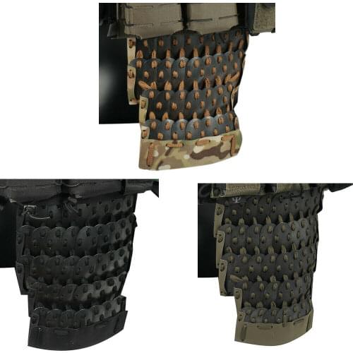 1Pcs Tactical Vest Stainless Steel 500D Nylon Abdominal Guard Protector Armour