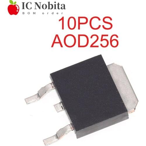 10PCS AOD256 D256 19A 150V TO-252 N Channel Field Effect MOS Tube Transistor New