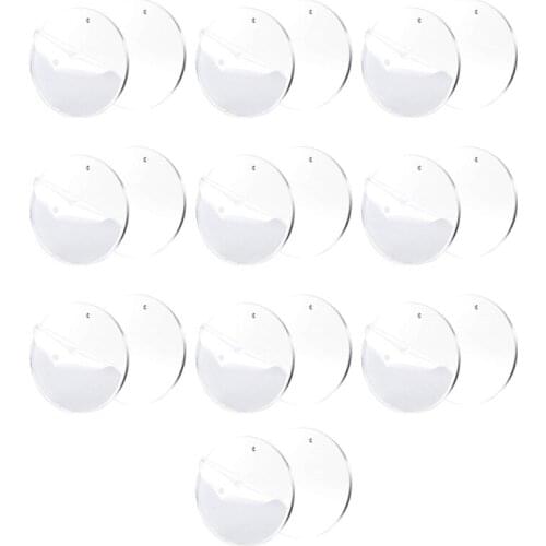 20 PCS Acrylic Keychains Blank Acrylic Transparent Blank Set for DIY Projects Vinyl Valentines Day A5KE