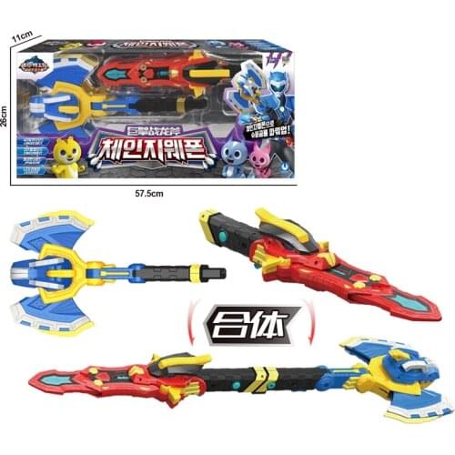 2021 Anime Korea Mini Force Car Transformation Weapon Device Toys Deformed Robot Toys Boy Child Souvenir Gift